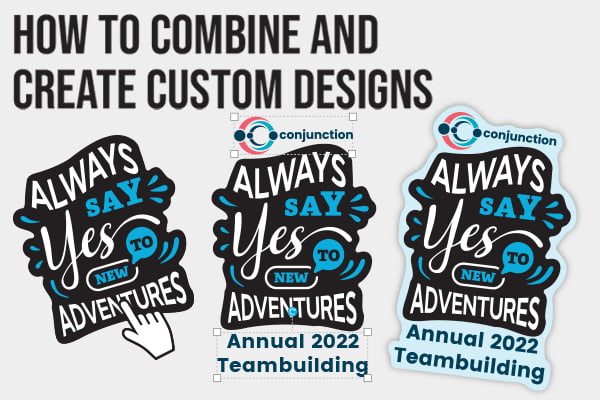 How to combine and create custom designs